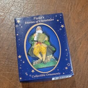 Pipka’s Stories Of Christmas Collectible Ornament 11423 Irish Santa New